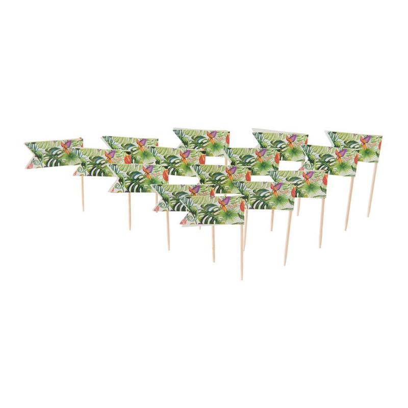 Prikkertjes tropical garden - 16 stuks