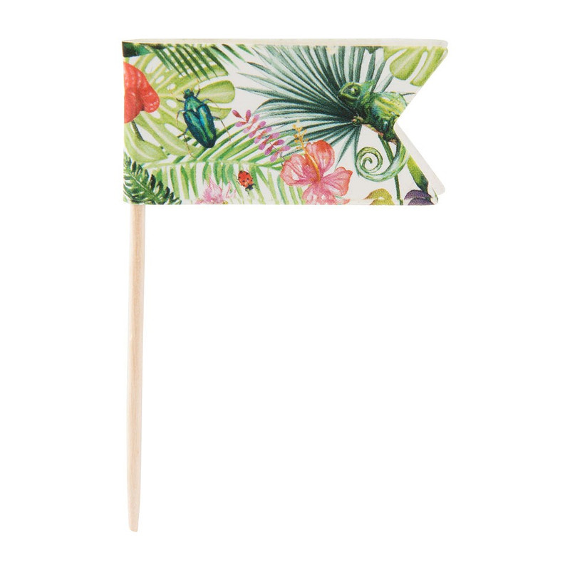Prikkertjes tropical garden - 16 stuks