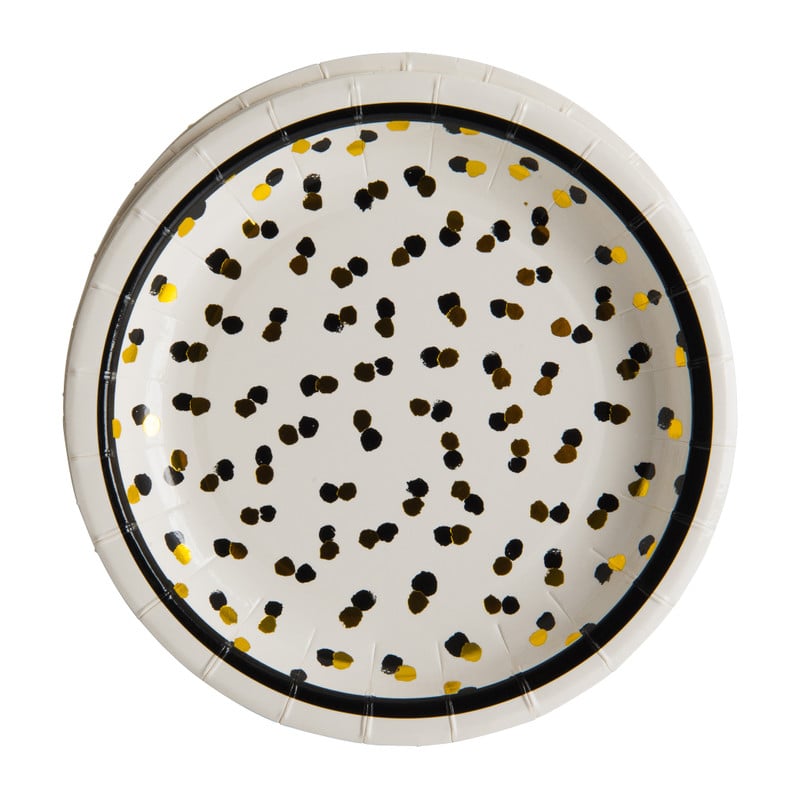Bord klein party - 8 stuks - 18 cm