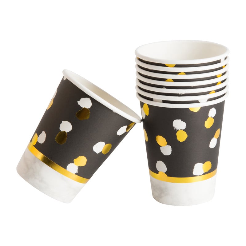 Bekertje party stippen - 8 stuks - 250 ml