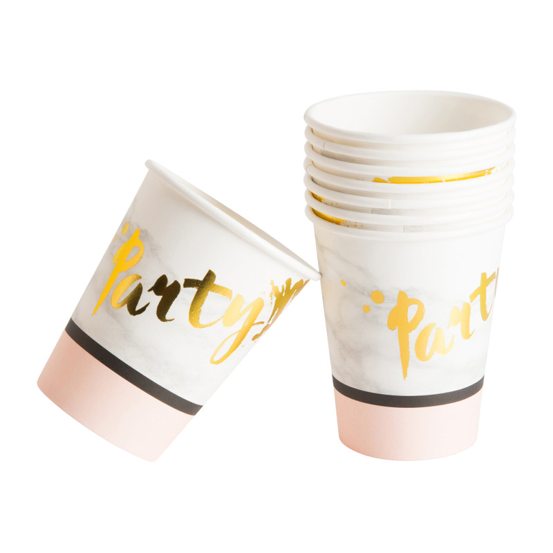 Bekertje party - 8 stuks - 250 ml