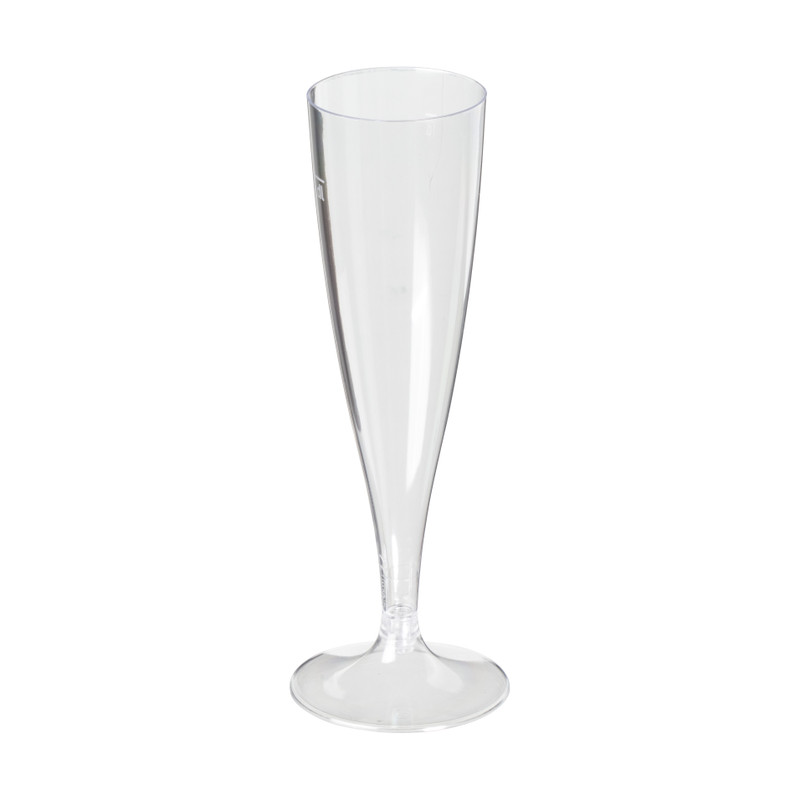 Champagneglas kunststof - 100 ml - set van 6