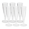 Champagneglas kunststof - 100 ml - set van 6