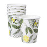 Wegwerpbekers orchidee bloem - set van 8