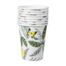 Wegwerpbekers orchidee bloem - set van 8