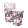 Wegwerpbekers  orchidee kameleon - set van 8
