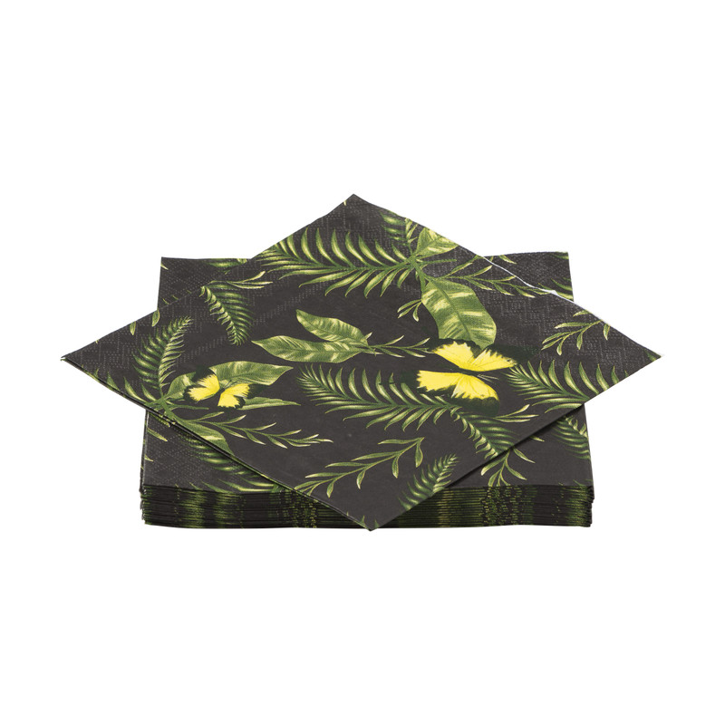 Servetten orchidee vlinder - set van 16