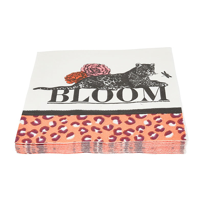 Servetten bloom - set van 16 - 12.5x12.5 cm 