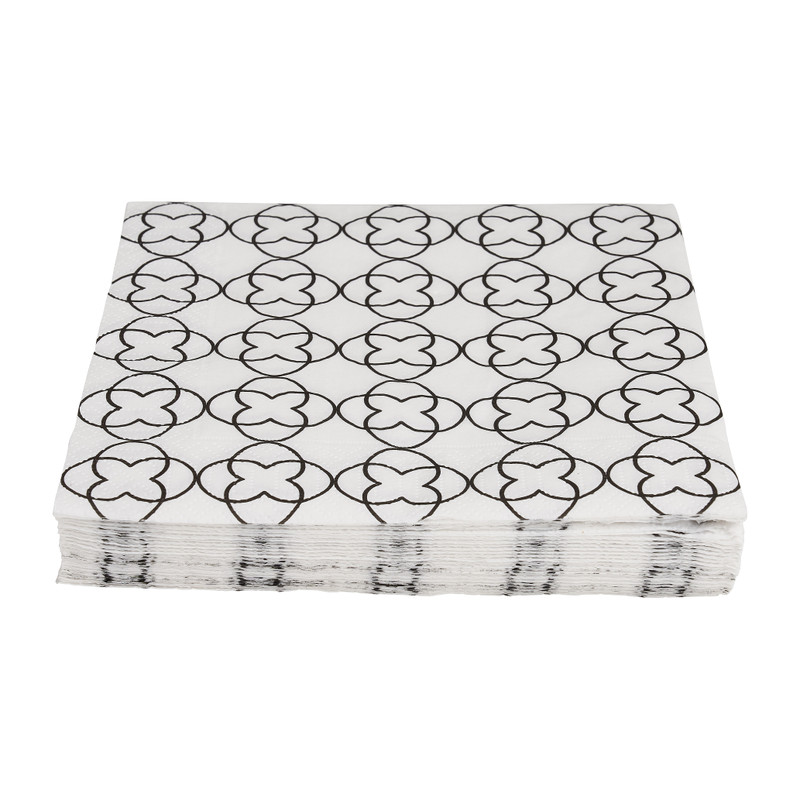 Servetten sati - set van 20 - 16,5x16,5 cm 