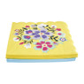 Servetten floral - 16.5x16.5 cm - set van 20