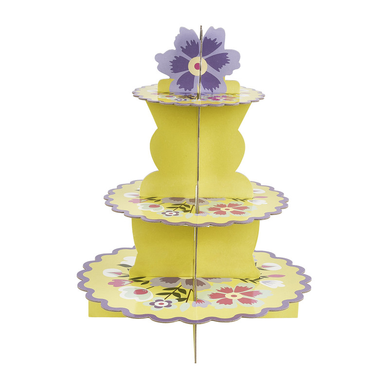 Etagère floral - 37 cm hoog