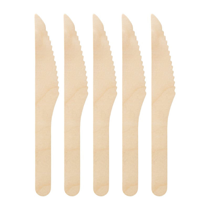 Houten messen - set van 20