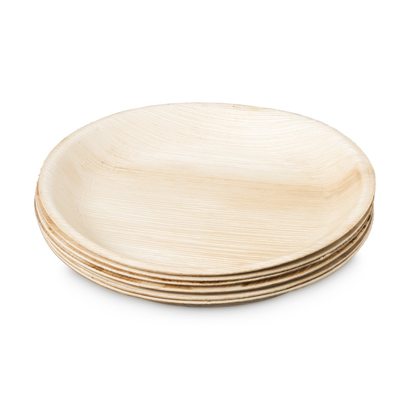 Borden palmblad - ø22.5 cm - set van 6