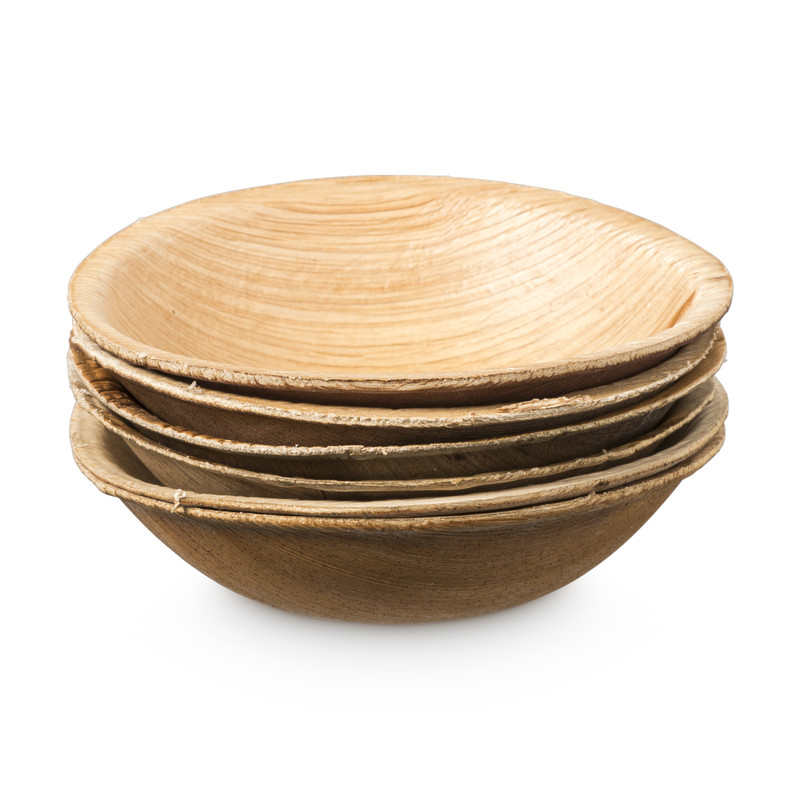 Bakjes palmblad - ø9 cm - set van 6