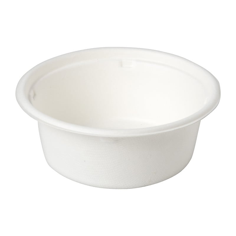 Schaal bagasse - set van 8 - ⌀13 cm