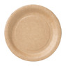 Papieren bordjes kraft - ⌀18.5 cm - set van 10