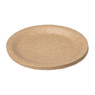 Papieren bordjes kraft - ⌀18.5 cm - set van 10