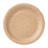 Papieren bordjes kraft - ⌀22.5 cm - set van 10
