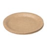 Papieren bordjes kraft - ⌀22.5 cm - set van 10