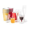 Plastic bierglazen - 250 ml - set van 12