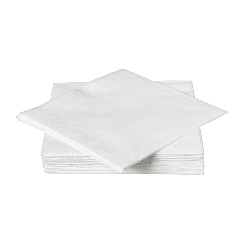 Servetten wit - 16.5x16.5 cm - set van 20