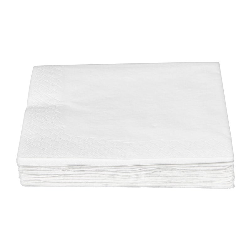 Servetten wit - 16.5x16.5 cm - set van 20