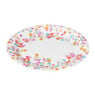 Bord Confetti - set van 8 - ø23 cm