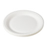 Bord Wit - set van 8 - ø23 cm