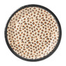 Bord Leopard - set van 8 - ø23 cm