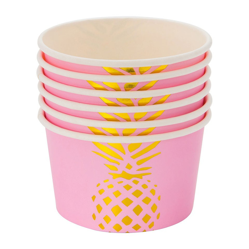 Snackbakje ananas - set van 6