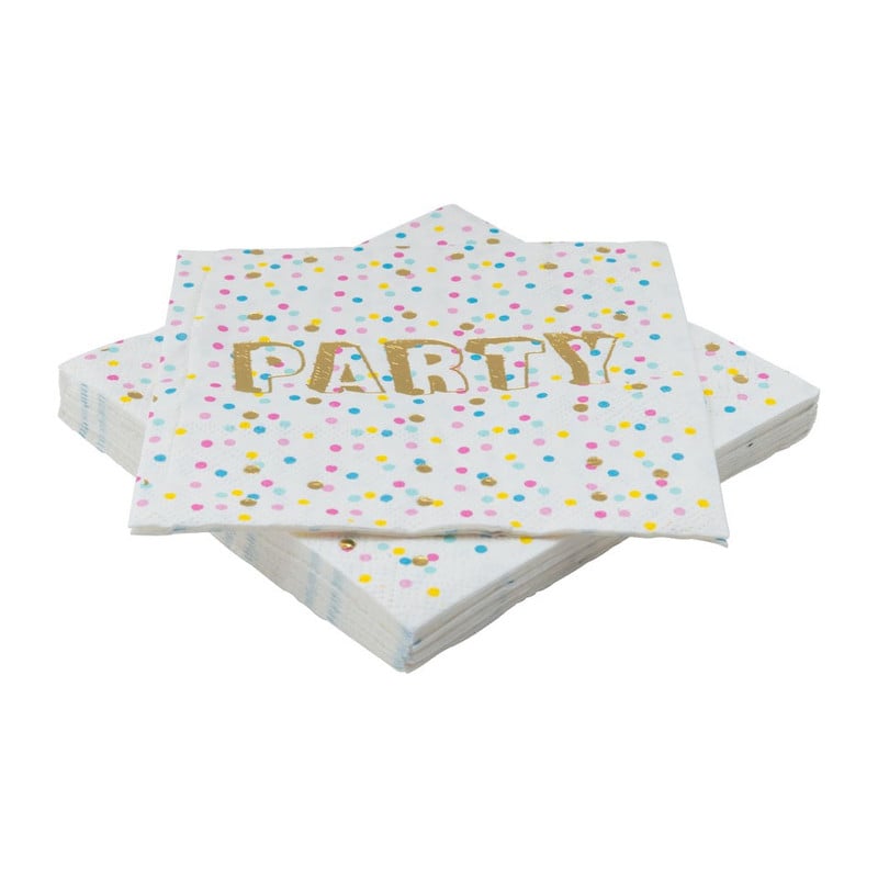Servetten party - set van 16