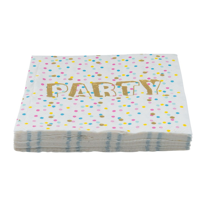 Servetten party - set van 16