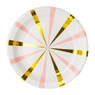 Bord roze/goud - set van 6