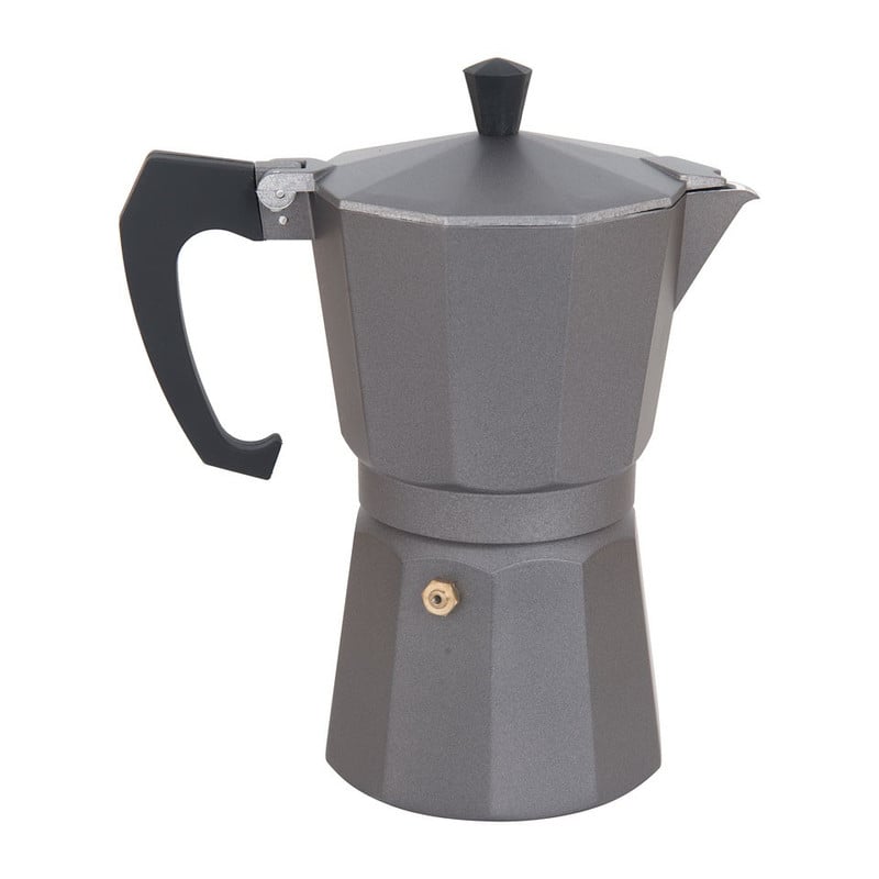 Espressomaker 6-kops - donkergrijs 