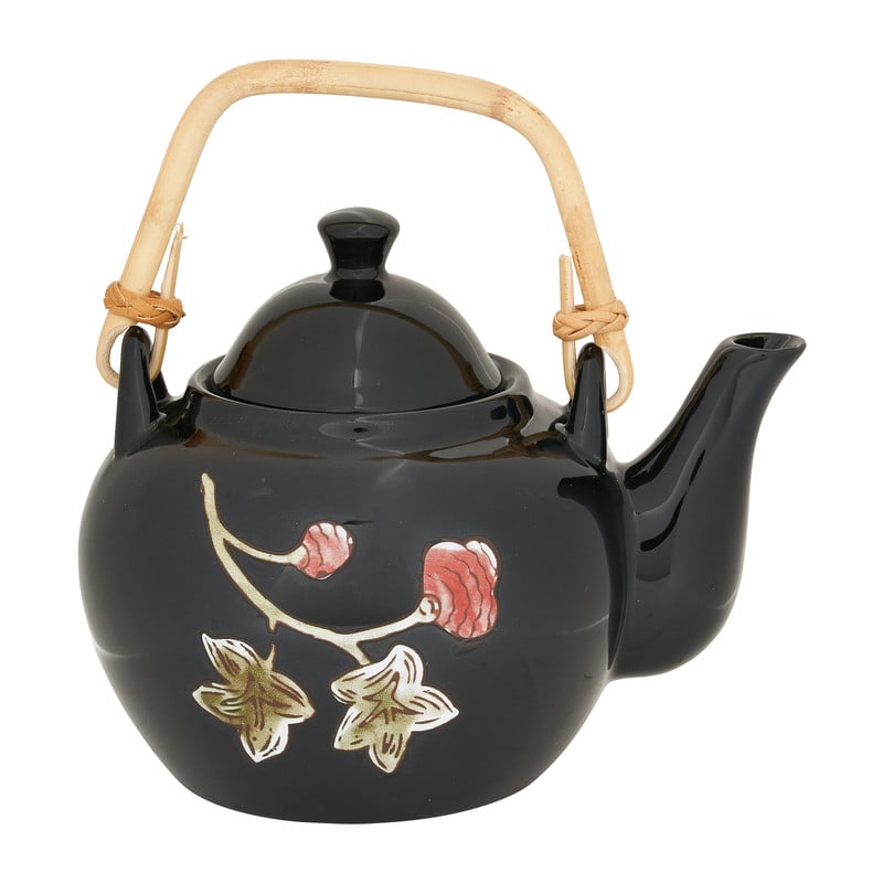 Theepot Asia - zwart - 1.1 liter