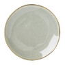 Gebaksbordje met gouden rand - mintgroen - ø15 cm 