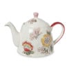 Theepot bloemen en vlinder - multikleur - 750 ml