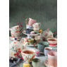 Theepot bloemen en vlinder - multikleur - 750 ml