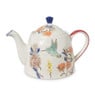 Theepot bloemen en vogel - multikleur - 750 ml 