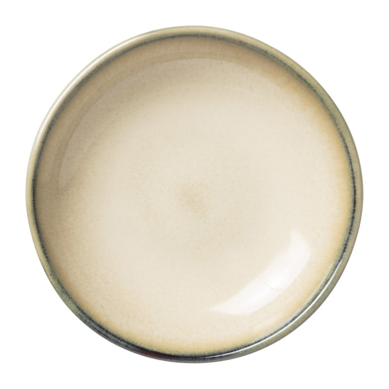 Theezakjeshouder Toscane - beige - ø9x2.1 cm
