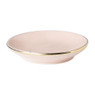 Schoteltje met gouden rand - roze -  ⌀9 cm