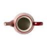 Theepot strikjes - roze/rood - 1 liter