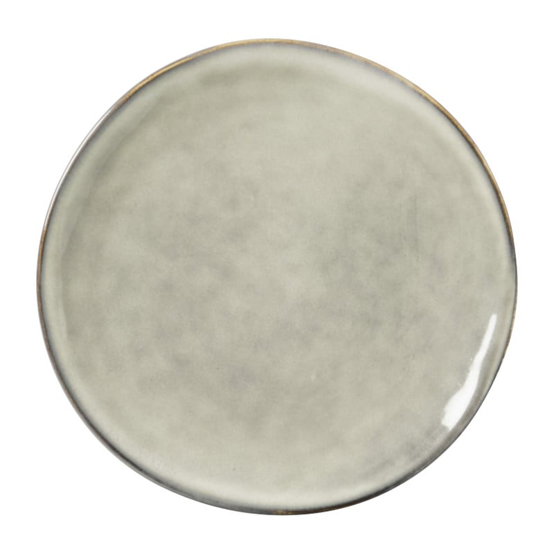 Gebaksbordje Toscane - grijs - ø15.5 cm