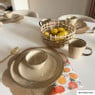 Gebaksbordje Toscane - beige - ø15.5 cm