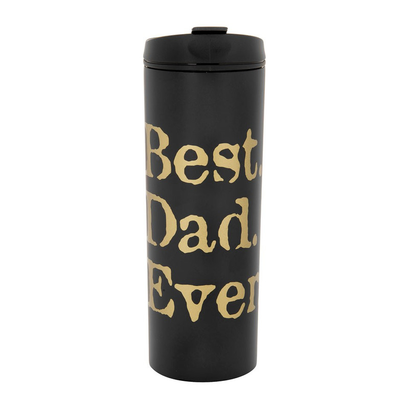 Travelbeker Best Dad Ever - 40cl - zwart