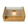 Theepot warmhouder - bamboe - 18x17.5 cm