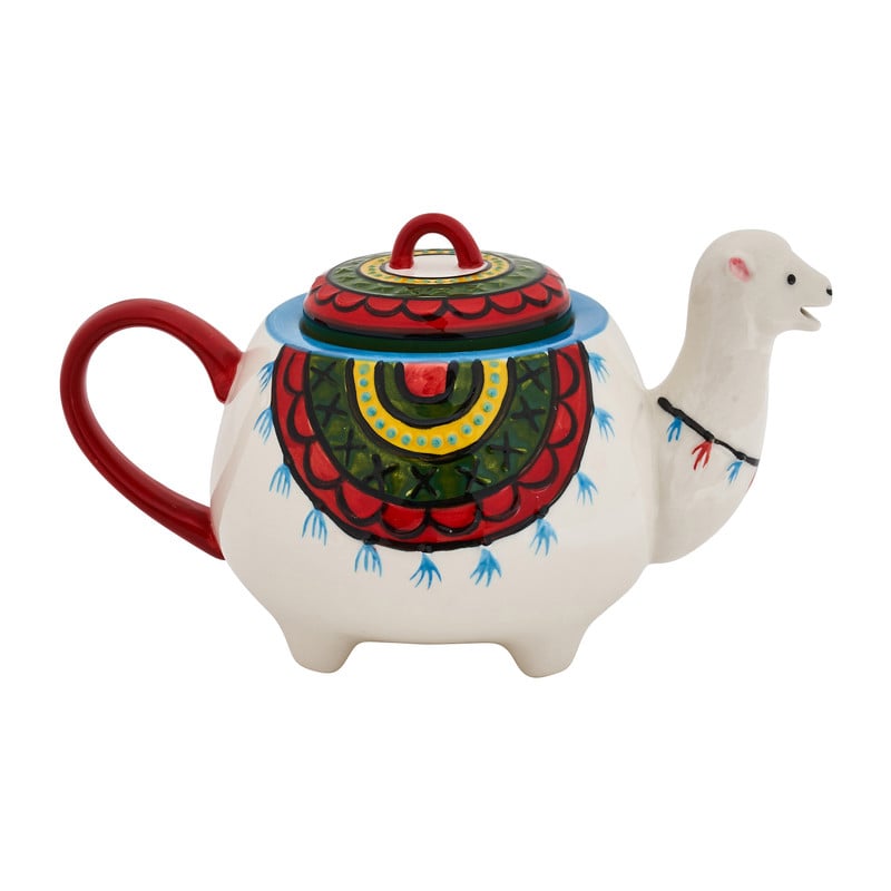 Theepot lama - gekleurd - 900 ml