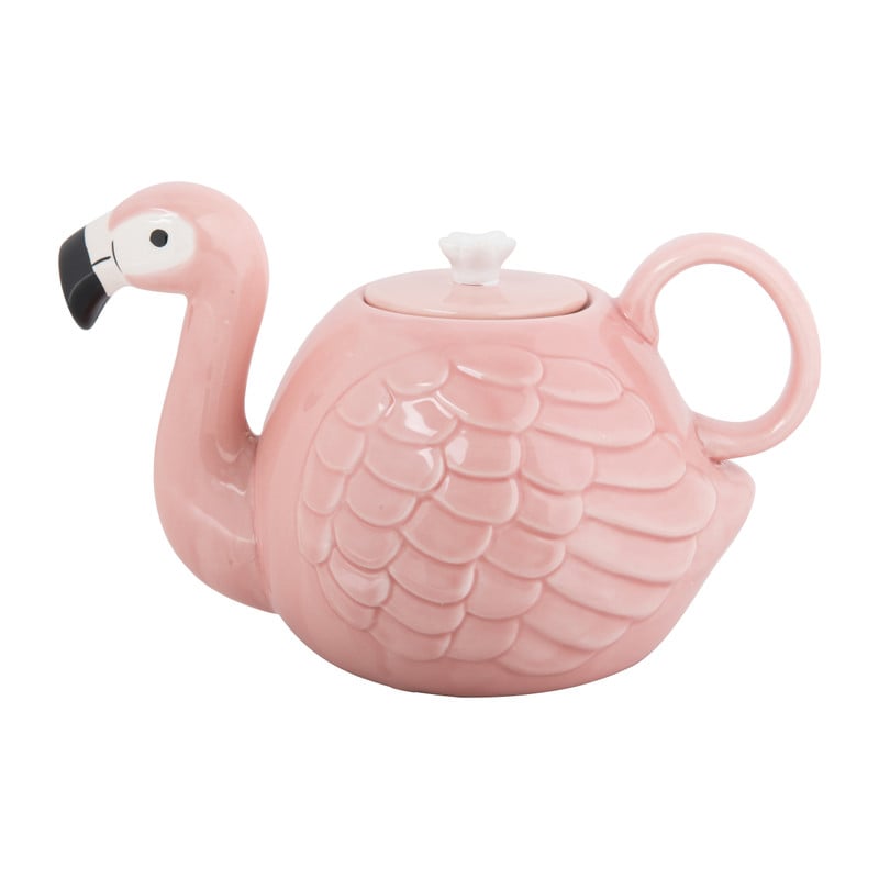 Theepot flamingo - roze - 700 ml