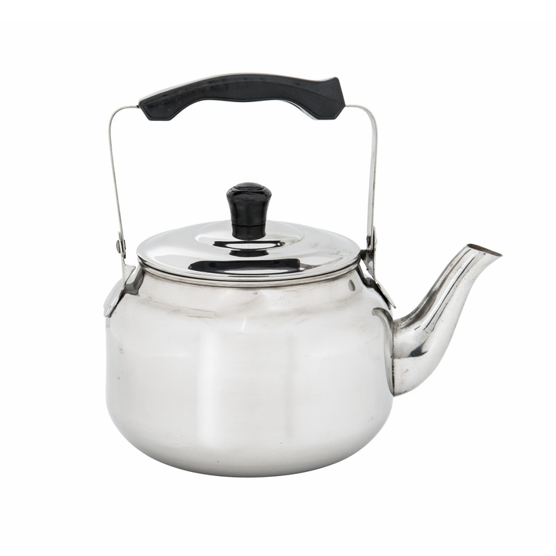 Theepot metaal - zilver - 1 liter