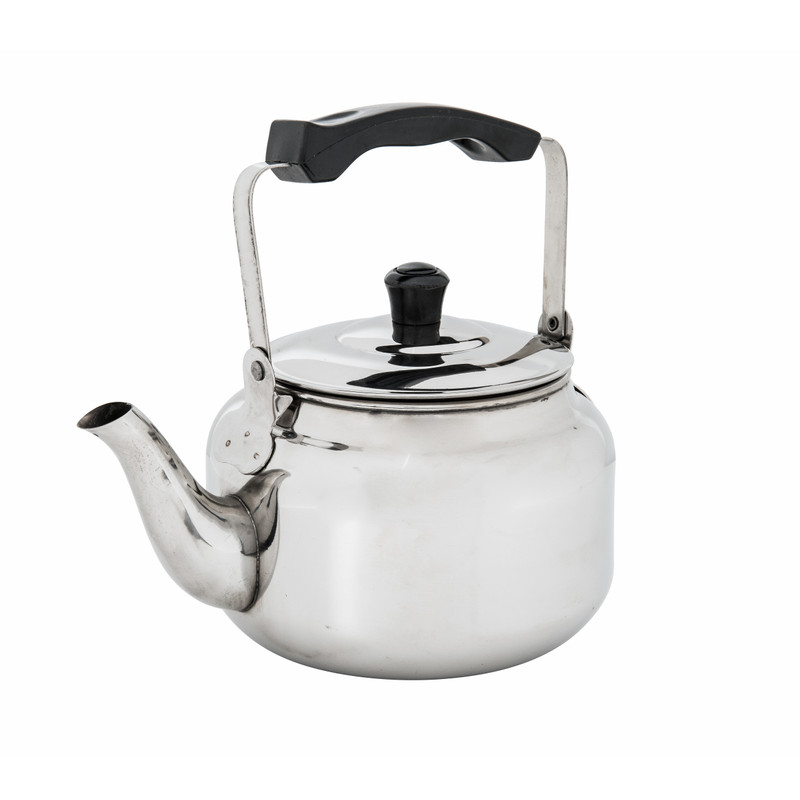 Theepot metaal - zilver - 1 liter